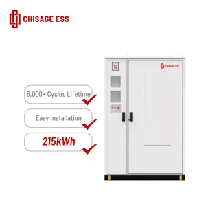 High Voltage Energy Storage System Solar Power 215kwh industrial commercial ESS Inverter Lithium Battery All In One System