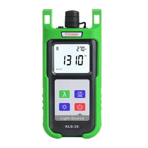 Original Kom shine KLS-35 Optische Lichtquelle FTTH Handheld SM MM PON 850 1310nm LED-Funktion 1310/1550nm Glasfaser tester