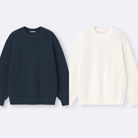 Pull à col rond en polyester / nylon Pull pour homme