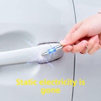 Dispositif d'élimination des charges statiques, éliminateur d'électricité statique, porte-clés pour voiture, gadget indispensable, pratique pour l'automne et l'hiver