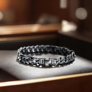 <span class=keywords><strong>Bracciale</strong></span> Cubano in <span class=keywords><strong>Argento</strong></span> Sterling <span class=keywords><strong>925</strong></span>, Gioiello da <span class=keywords><strong>Uomo</strong></span> di Alta Qualità, Regalo Trendy, Semplice e Versatile, 8mm, Stile Hip-Hop, Moda per Feste - Product Image 6