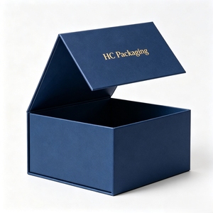 Elegant <b>Wig</b> Packaging Solution Wholesale Magnetic Folding Gift Box Eco-friendly Private Label Manufacturer Supplier for Hair - Product Image 1