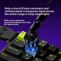 Clavier magnétique-mécanique MINI FV-F30 exclusif au gaming, à une main, 8K Hyper-Romer, filaire USB, personnalisable, latence de 0,1 ms