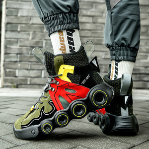 Chaussures de sport décontractées pour hommes, style roue de voiture, à la mode, respirantes, mocassins à la mode pour hommes, chaussures de course pour hommes - Product Image 4