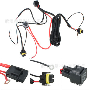 Arnés de cableado para lámpara de xenón H11, relé de 40A, fusible de 30A, 12V para actualización o reequipamiento - Product Image 4