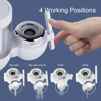 Nouvelle arrivée filtre à eau purificateur monté sur robinet avec fonction de rinçage