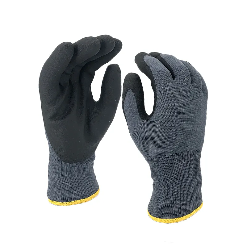 Pvc Dipped Glove NMSAFETY PVC Dipped Double Knit Liner Excellent Quality Cold Proof Palm Coatted PVC Sandy Finish Coated Winter Work Gloves