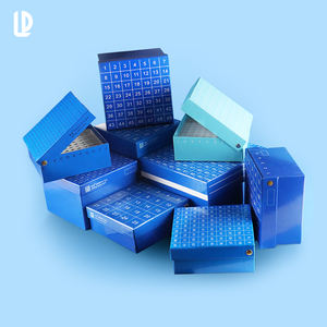 100 caixas de armazenamento do papel bom Cryo para os tubos da coleção do sangue do vácuo, ideais para o hospital, o banco de sangue & a gestão da amostra do Biobank - Product Image 6