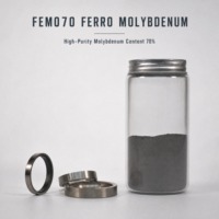 Poudre de Fer-Molybdène FeMo70 40-325 Mesh Haute Pureté Densité Apparente Uniforme Excellente Fluidité pour la Métallurgie Sinterisée
