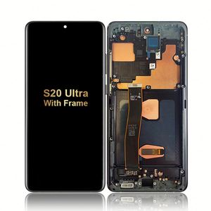 100% จอ LCD ของแท้สำหรับ Samsung Note 20 S22 S21พิเศษ S20 S23 FE PLUS อัลตร้าพร้อมหน้าจอ Digitizer แบบกรอบ - Product Image 5