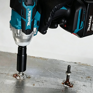 Ensemble d'outils électriques sans fil <span class=keywords><strong>Makita</strong></span> 5 pièces avec perceuse, clé à chocs, clé à cliquet, ponceuse, batteries et chargeur pour la construction - Product Image 5