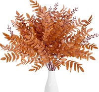 Centres de Table d'Halloween pour Thanksgiving Intérieur/Extérieur Plantes Artificielles de Verdure d'Automne Fausses Fleurs, Arbustes Compris