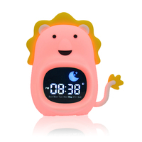 Reloj Despertador con Simulación de Amanecer y Atardecer, Luz Nocturna con Sonidos Naturales, Reloj Despertador Descriptivo para Niños, Escritorio de Estudio