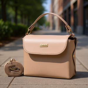 Bolso Mensajero Vintage para Mujer CelleLion, Asa Única, Perla, Impermeable, PU Poliéster, Uso Diario, Estilo Verano - Product Image 2