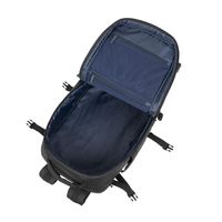 Sac à dos de voyage extensible BSCI, bagage cabine sous siège avec compartiment pour chaussures, poche pour ordinateur portable (sec/humide), sac à dos léger pour étudiant et week-end
