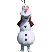 Olaf Poupée Gonflable Costume Ours Teddy Mascotte Personnage Film et Télévision Performance Props
