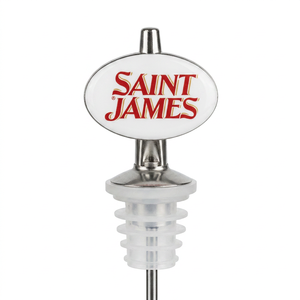 Saint James Wine Stopper Silicone Rubber Reusable Classic Style <b>Bar</b> <b>Tool</b> for Wine - Product Image 1