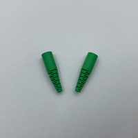 Manchon de protection SC 23 mm avec décharge de tension pour câble à fibre optique 2,0 mm, manchon flexible nervuré de qualité télécom