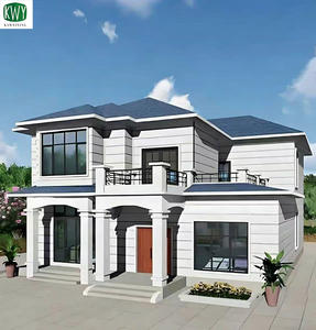 Vila Mewah Modern Modular Prefab Eksterior Luar Ruangan Baja Ringan Galvanis Pemasangan Cepat dengan Garansi 3 Tahun - Product Image 2