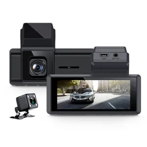 AOEDI AD323 Best Hidden 1080P Front and Rear Dashboard Video Cameras for Cars