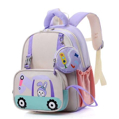 School Supplies Lovable Students School Bags for Girls Kindergarten Backpack Kids Boys Beautiful Cartoon Character Schoolbags