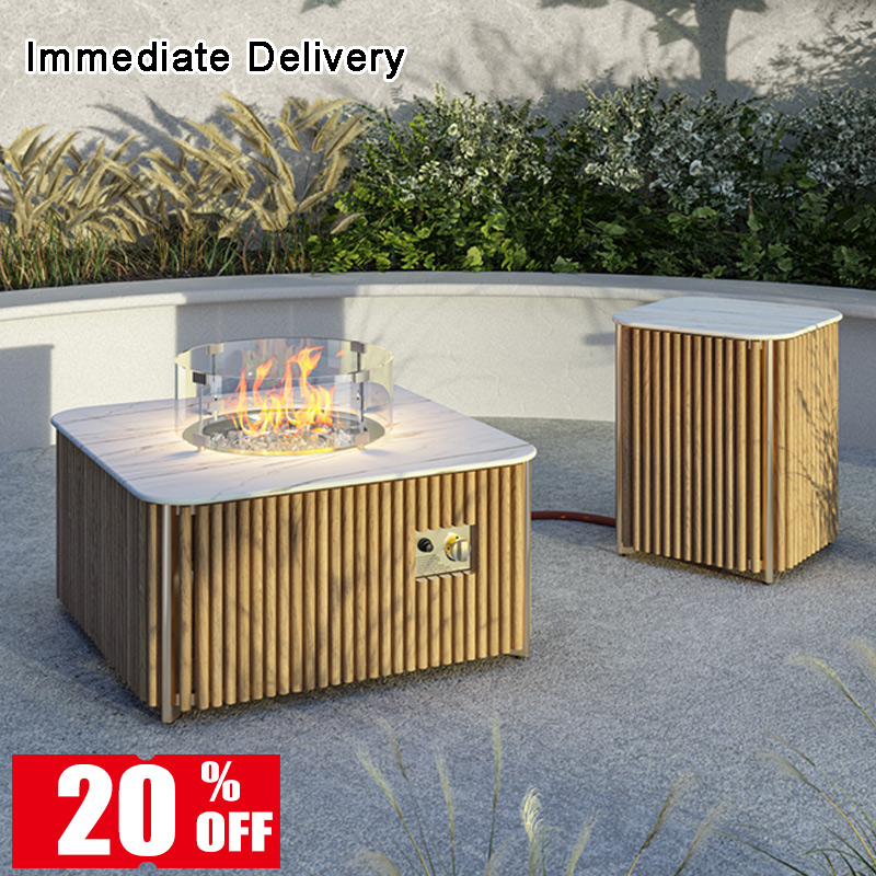 Coffe table with fire pit (Cannes)