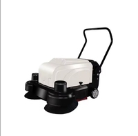 SC1060 nouveau Type Mini poussée à main électrique derrière la balayeuse de sol à double brosse