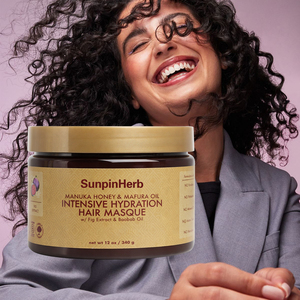 Tratamiento Nutritivo para Cabello Seco, Rizado y Encrespado con Miel de Manuka y Aceite de Mafura, Control del Frizz, Cuidado Hidratante - Product Image 1