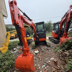 Miniexcavadoras KUBOTA U27, U17, U15, U35, 2,7 toneladas, 1,7 toneladas, 1,5 toneladas, 3,5 toneladas, excavadoras de segunda mano tipo oruga, para uso doméstico. - Product Image 1