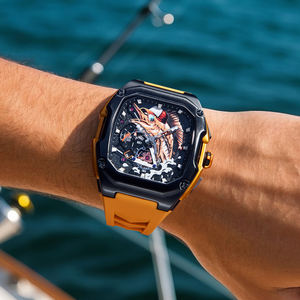 Reloj de pulsera de cuarzo para hombre, de alta gama, con correa de silicona, resistente al agua, luminoso, con calendario y cronógrafo, para dropshipping. - Product Image 6