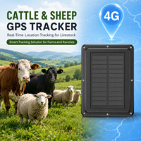 Rastreador GPS Impermeable IP67 con Geocercas 4G GSM/GPRS, Batería Integrada para Ganado, con Sistema de Rastreo Antirrobo, Compatible con Aplicaciones para PC e iOS