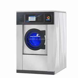 UV light system washing machine with coin/card/QR scan bar system for laundry shop