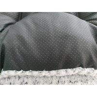 Fabrication sur mesure de lits pour chiens de luxe confortables, de différentes tailles et couleurs, avec rembourrage en PP, pour grands chiens, emballés sous vide.