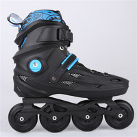 Patins à roulettes en ligne à deux pièces de haute qualité, en alliage d'aluminium intégré CNC, sans éclairage, ABEC-9