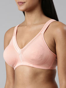 Soutien-gorge de maintien et de couvrance de haute qualité pour femme, à bonnets couvrants, sans armatures, design sans coutures, en tissu doux et respirant, lingerie pour usage quotidien - Product Image 3
