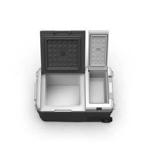 Nuevo Modelo CR65 TAW35 Refrigerador para Auto de 12v, <span class=keywords><strong>Nevera</strong></span> Portátil de Doble Zona para Auto y Camioneta, <span class=keywords><strong>Nevera</strong></span> Solar con Asa y Ruedas - Product Image 6