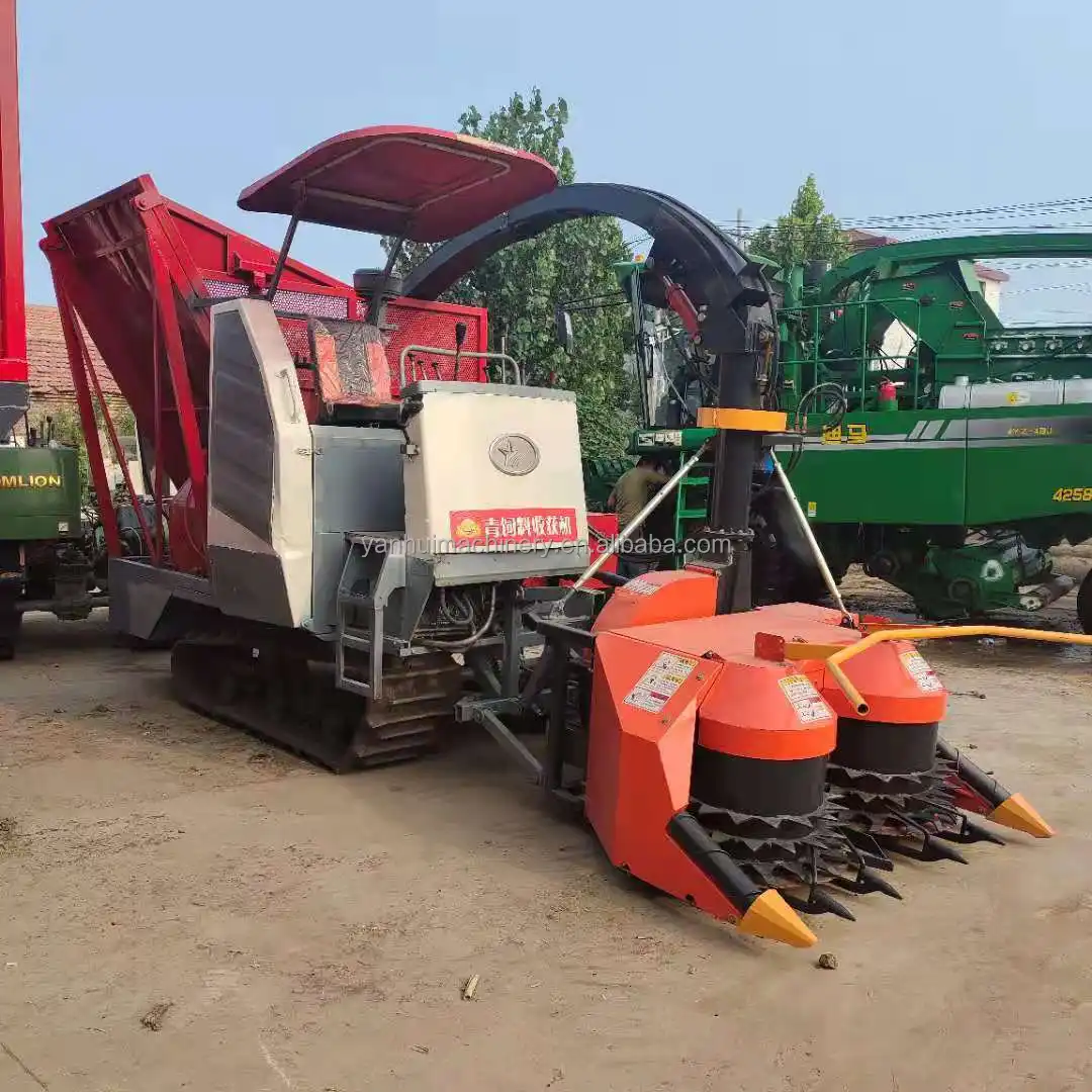 Máy Nông Nghiệp Đi Bộ Phía Sau Mini Multi Crop Reed Alfalfa Hay Ensilage Grass Harvester Máy