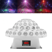 Lumière LED multicolore Magic Ball DMX, laser, champignon, contrôlée par la voix, lumières DJ RGBW, discothèque, scène, CRI 95, IP33, dimmable