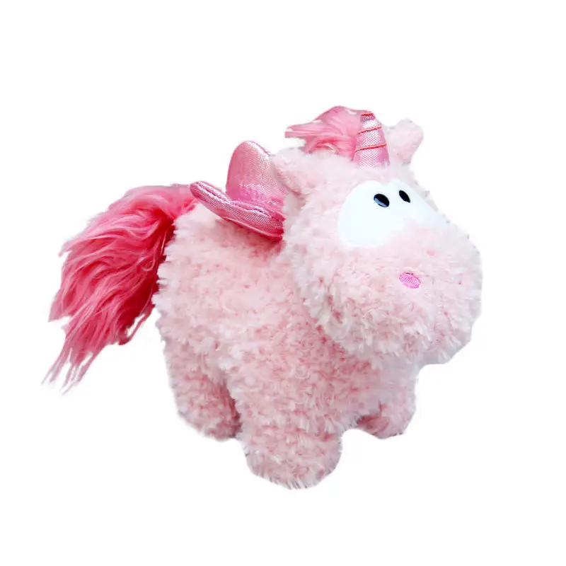 HLC320 Kids Pillow Pink Unicorn Plush Doll Soft Toy Girl Stuffed Unicorn Plush Doll New Cartoon Plush Pink Love Unicorn Dolls