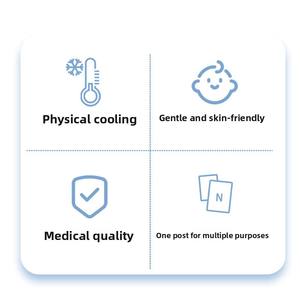 발열 냉각 젤 패드 의료용 체온 해열 패치 건강 의료 해열 냉각 - Product Image 3