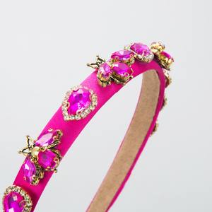 Diadema de lujo Retro barroco temperamento femenino de gama alta banquete fiesta de baile accesorios para el cabello - Product Image 5