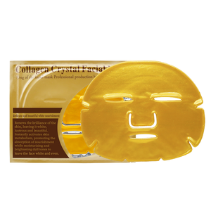 2025 soins de la peau 24K feuille d'or collagène ascenseur Hydrogel visage bas quantité minimale de commande <span class=keywords><strong>Gel</strong></span> soins du visage feuille d'humidité masque pour les femmes - Product Image 4