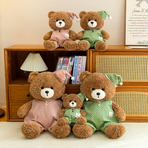 Orsacchiotto di Peluche Personalizzato all'Ingrosso, Cuscino Morbido per <span class=keywords><strong>Buonanotte</strong></span> <span class=keywords><strong>e</strong></span> Regalo di Compleanno, Basso MOQ - Product Image 2
