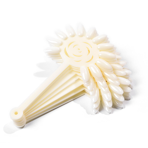 120 Puntas de Uñas Postizas con Diseño de Girasol para Exhibición de Esmalte en Gel, Carta de Colores, Puntas Transparentes Naturales para Práctica y Herramienta de Pintura para Salón - Product Image 1