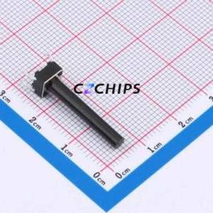 TSA06131-245B532CA Tactile Switch Through hole-4P,6.1x6.1mm Switch Single Pole Single Throw Round Button 2.8N Through Hole - Product Image 1