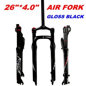 Neige 26 pouces vtt VTT fourche graisse vélo Air gaz verrouillage <span class=keywords><strong>Suspension</strong></span> 4.0T pneu 135mm magnésium alliage d'aluminium frein à disque - Product Image 3
