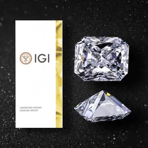 Starsgem radiant cut cvd diamond IGI certificate F color VVS clarity buy wholesale price lab grown diamond