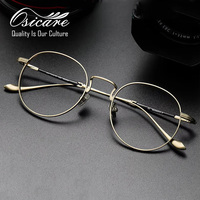 Gafas de Sol de Diseñador de Marca de Lujo de Alta Calidad, Gafas Vintage para Hombre, Las Mejores Gafas, Montura Óptica de Titanio Academy para Hombre