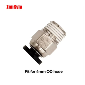 Conector Recto de Micro Línea de Acero Inoxidable con Sello de Poliuretano para Herramientas Neumáticas de 4mm (5/32") 6.35mm (1/4") 8mm - Product Image 3