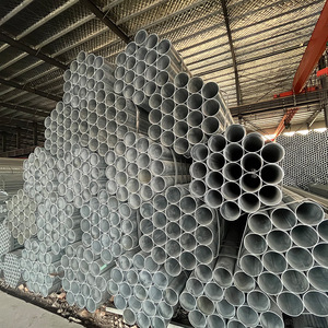 Tuyaux en acier galvanisés laminés à chaud de tuyau de tube rond en acier sans couture pour le matériau de construction - Product Image 6